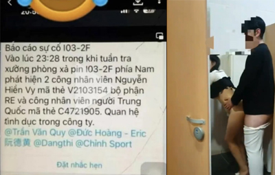 Clip Sex Nguyễn Hiền Vy Địt Cùng Đồng Nghiệp Trung Quốc Tại Foxcom